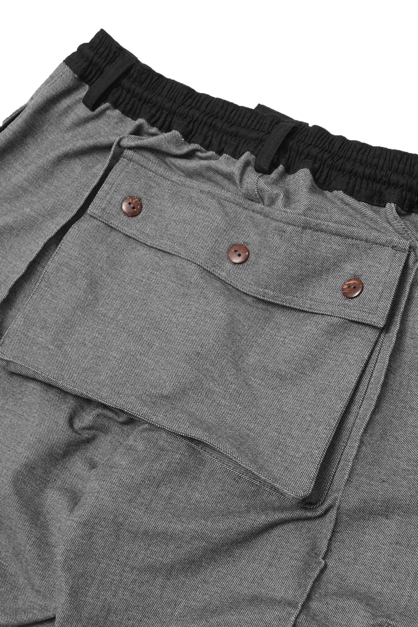 "SARU" PANTS (003) IN SLATE