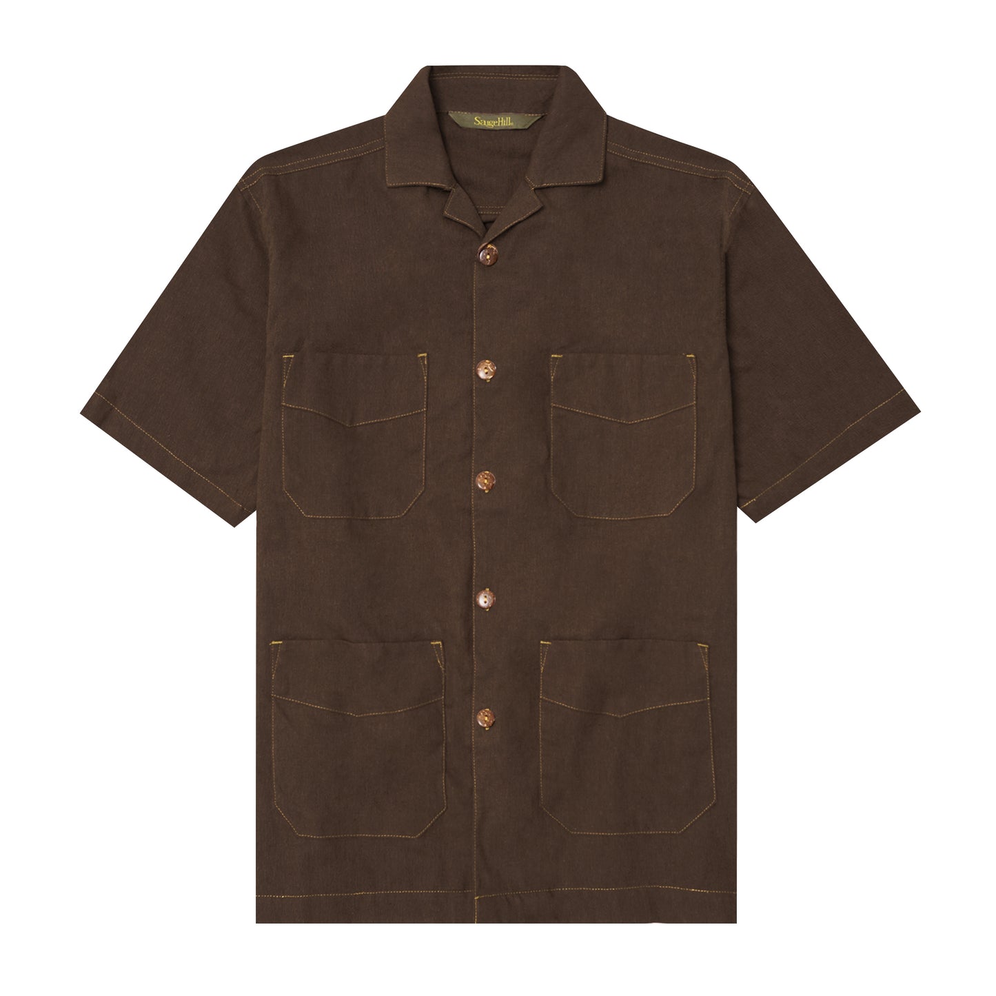 "KAZE" SHIRT (001) IN SEPIA