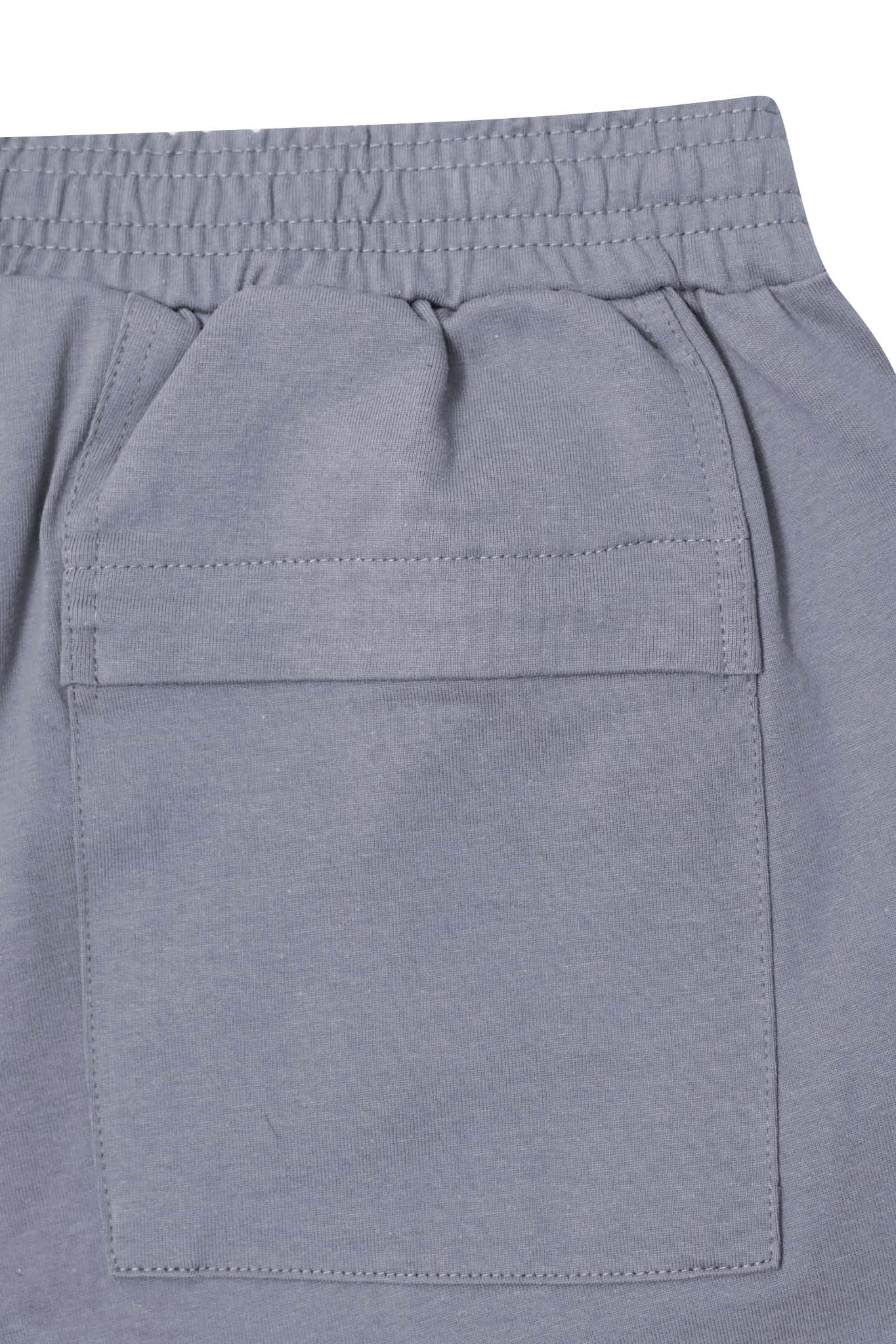 "UCHI" SHORTS (001) IN CEMENT