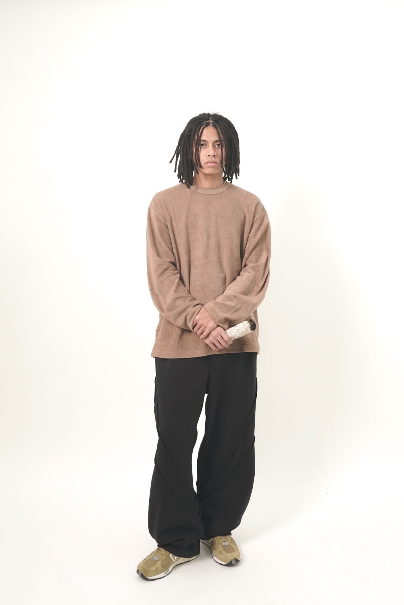 "NŌBURU" L/S T-SHIRT (001) IN ECRU