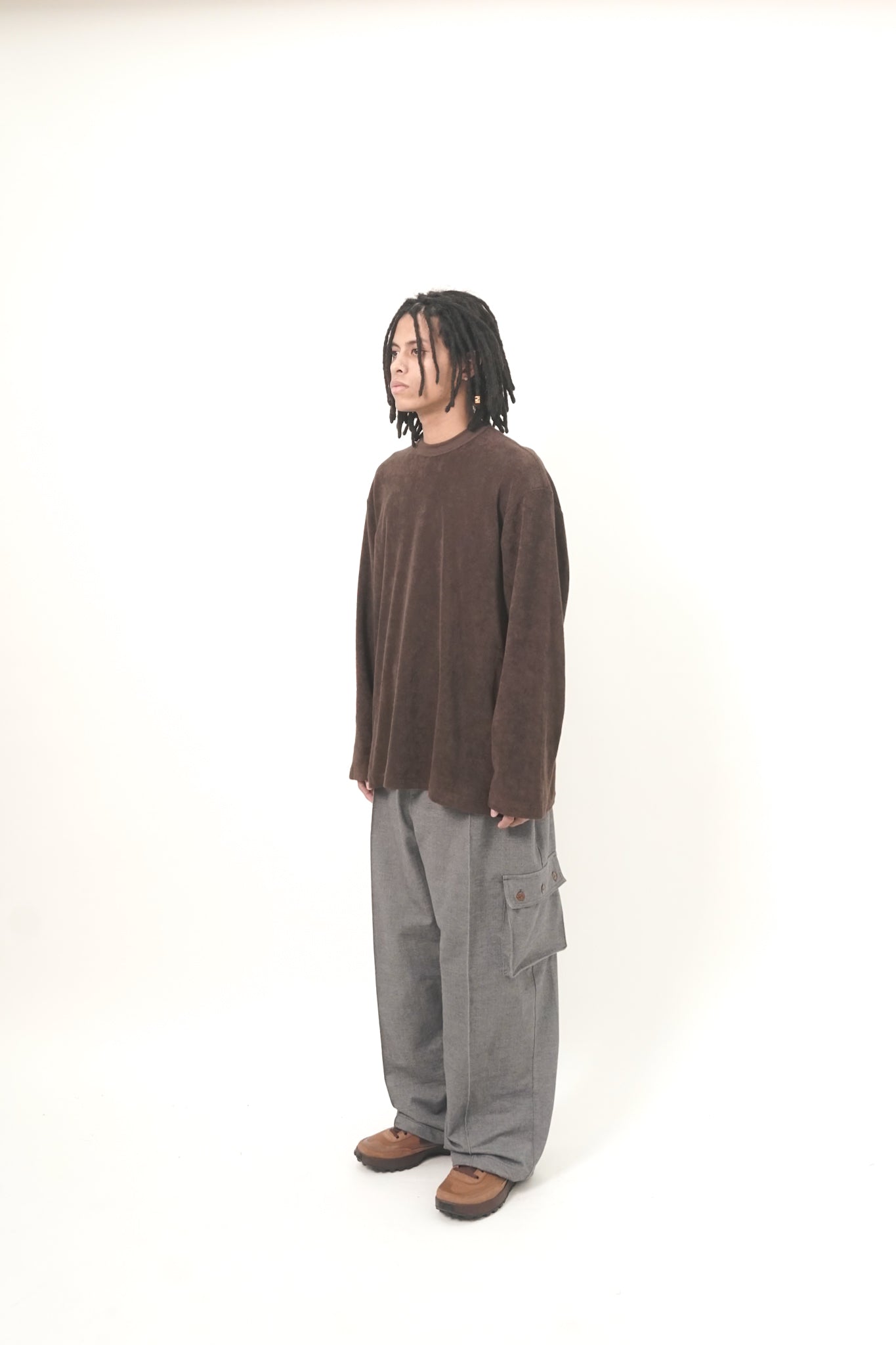 "SARU" PANTS (003) IN SLATE