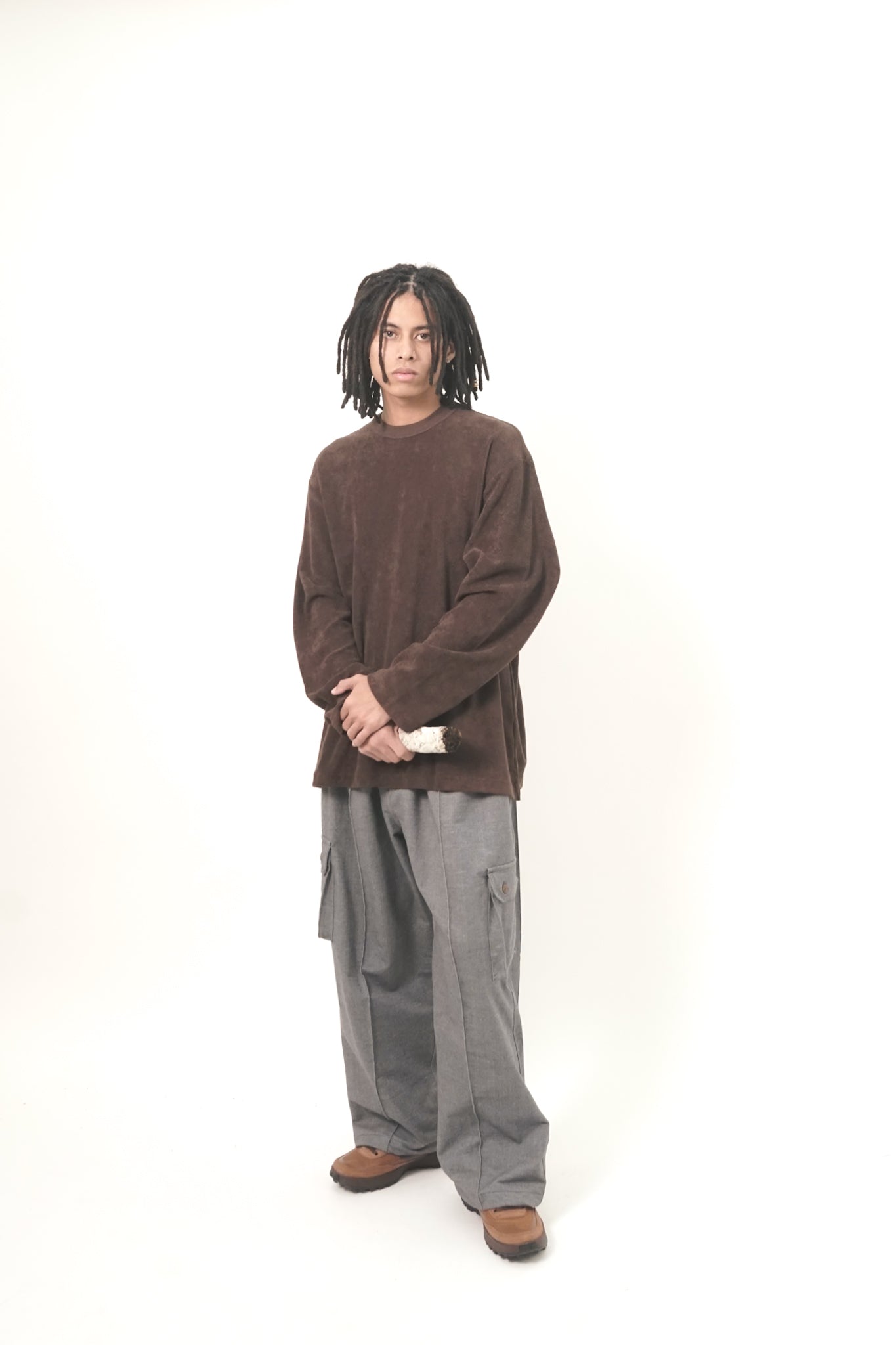 "SARU" PANTS (003) IN SLATE