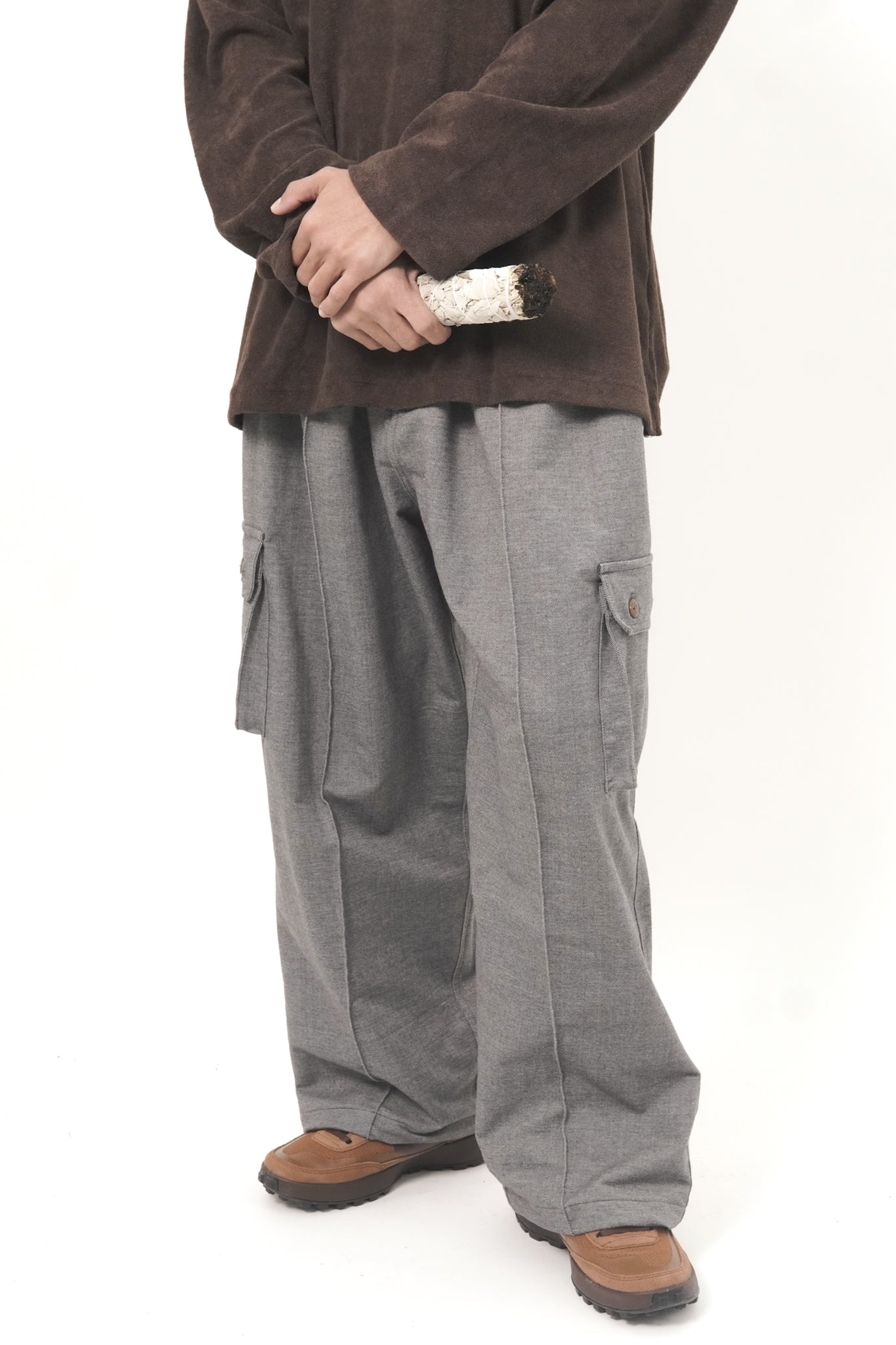 "SARU" PANTS (003) IN SLATE