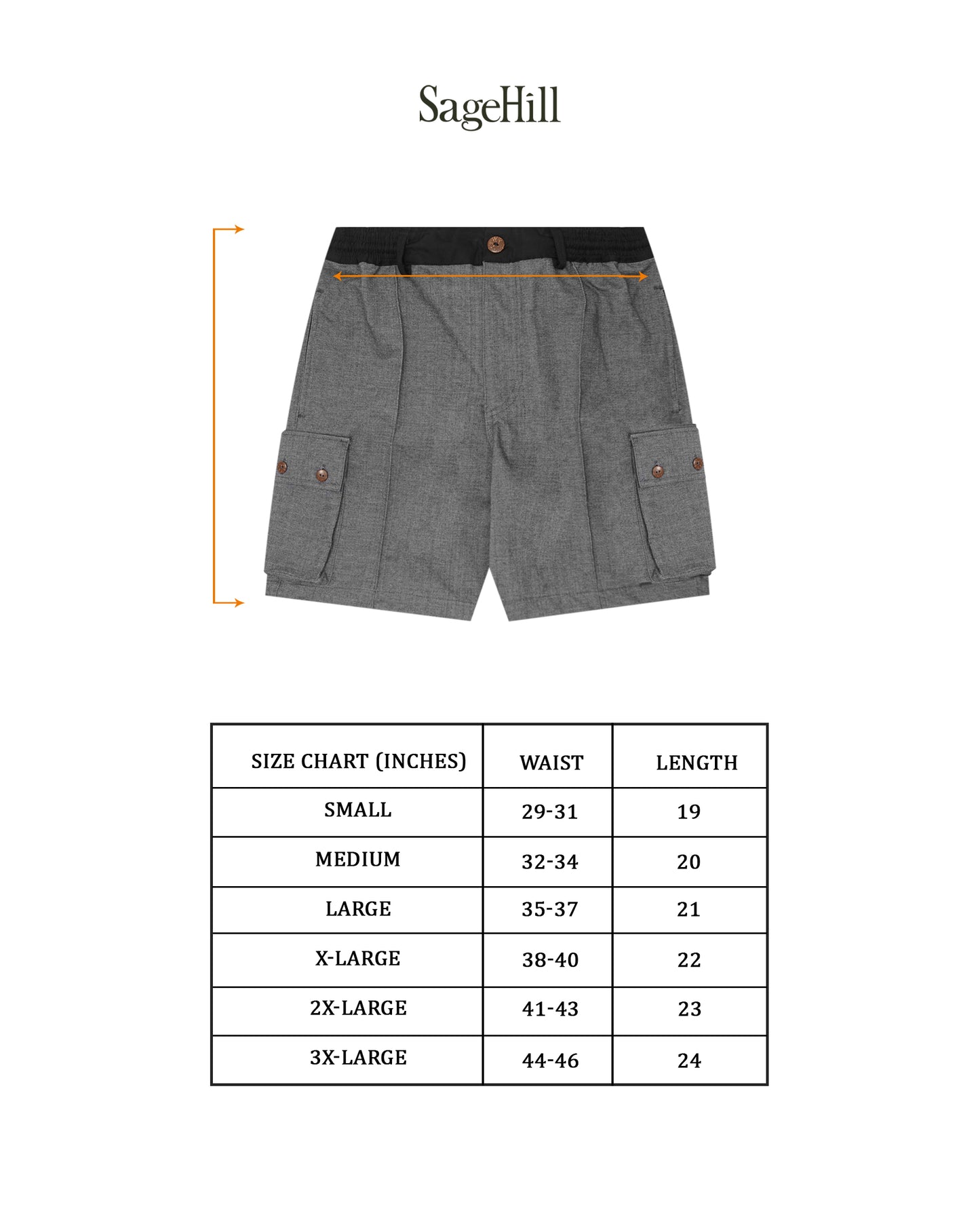 "SARU" SHORTS (002) IN SLATE