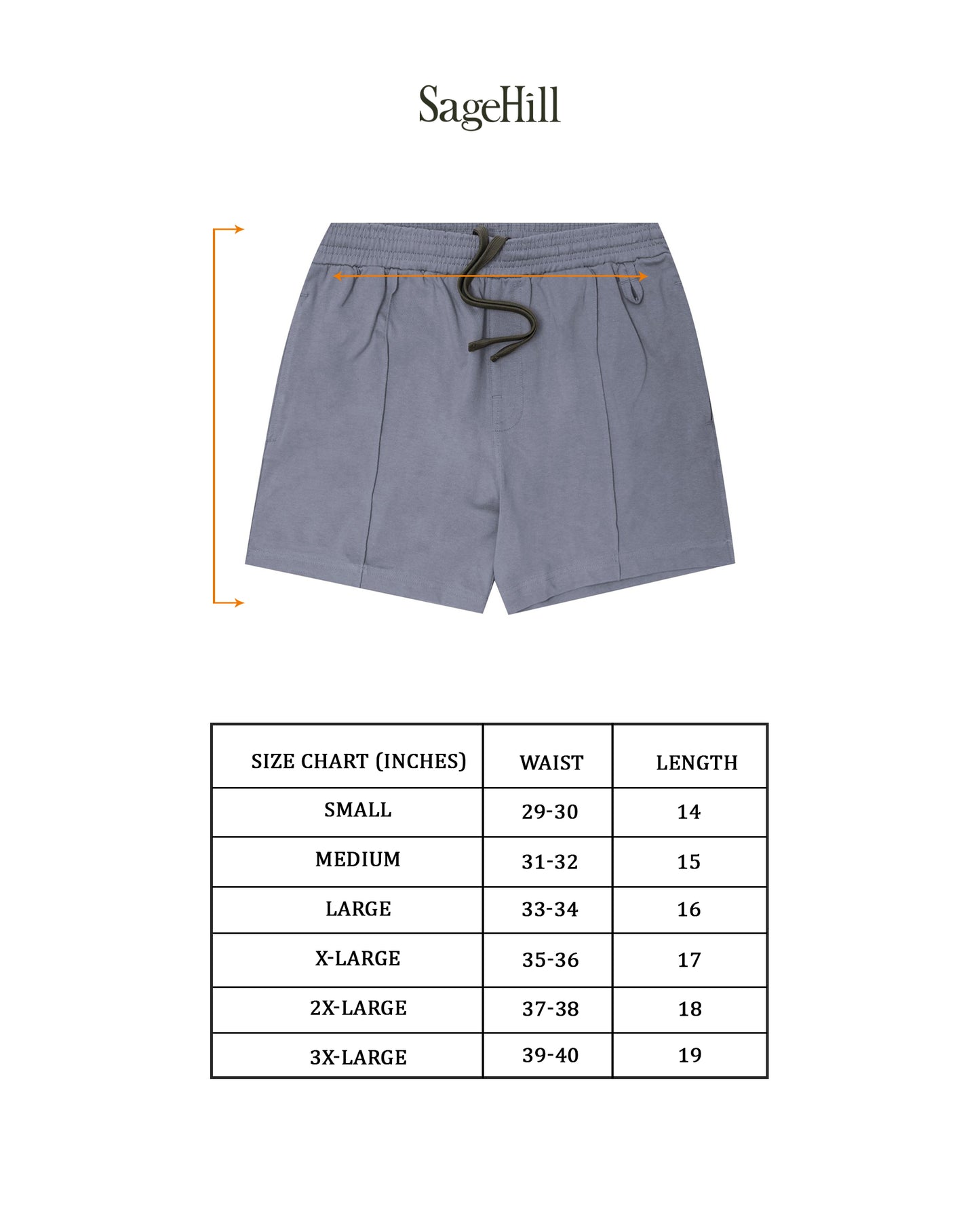 "S.H. GENERAL ISSUE" SHORTS (001) IN CEMENT